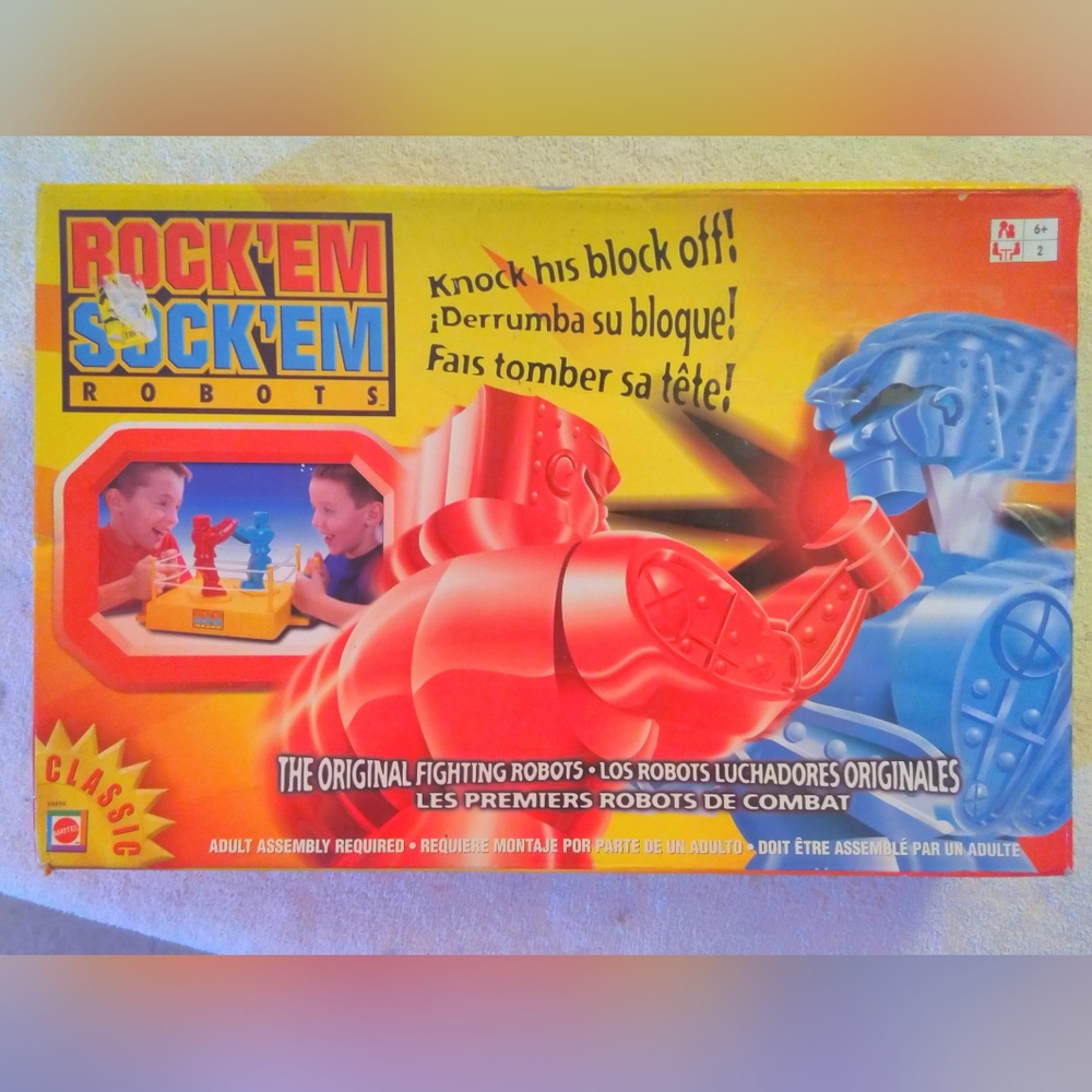 Mattell 2003 Rock 'Em Sock 'Em Robots